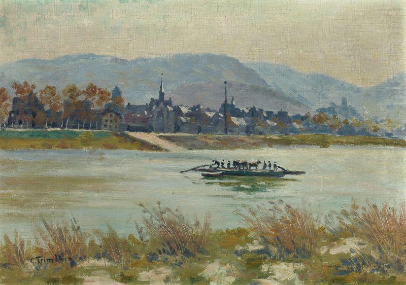 Gottfried Trimborn Rheinfahre. china oil painting image